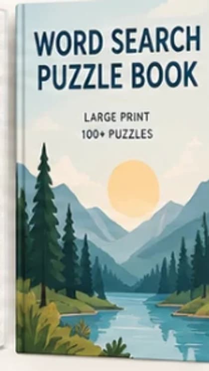 Word Search Puzzle Book — large print, 100+ puzzles