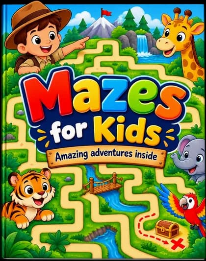 Mazes for Kids — an activity book